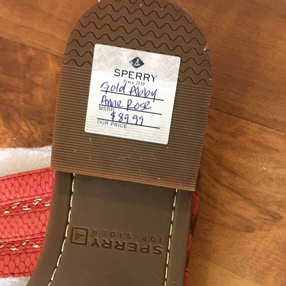 Sperry gold Abby Anne Rose sandals - Picture 5 of 6